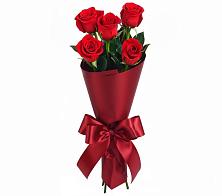 Букет 5 Красных роз Эдлесс Лав в Икше