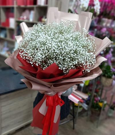 Букет цветов из: Гипсофила в Икше