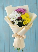 Букет цветов из:  Хризантемы в Икше