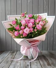 Букет Розовый кустик в Икше