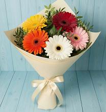 Букет цветов из:  Герберы в Икше