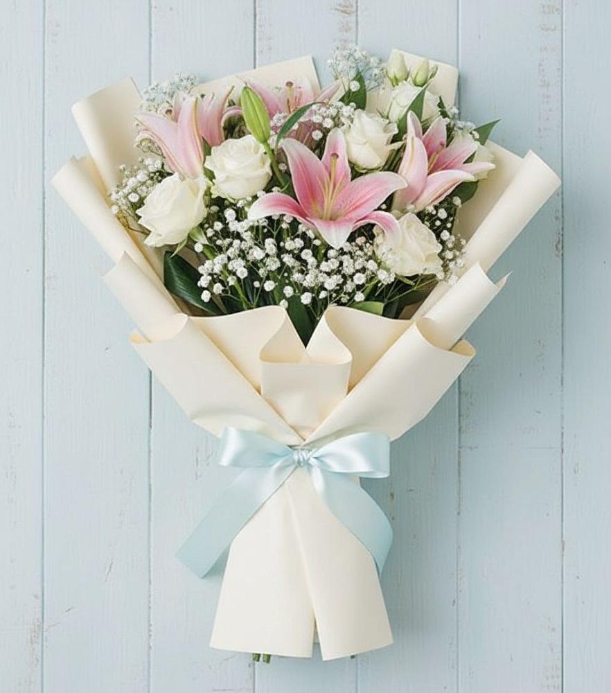 Букет цветов из: Лилии в Икше