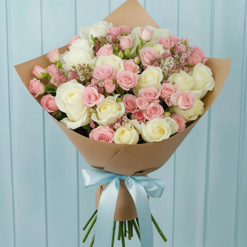 Букет цветов из: Розы в Икше