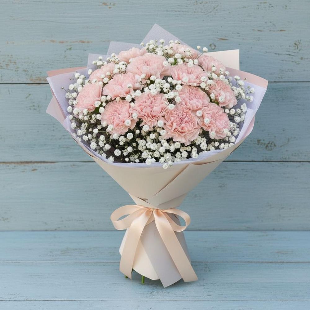 Букет цветов из: Гвоздики в Икше