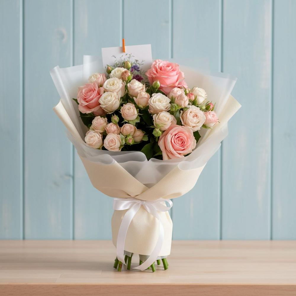 Букет цветов из: Розы в Икше