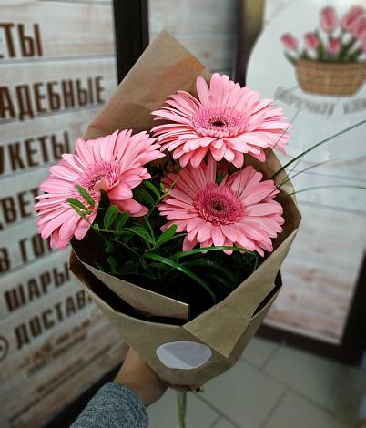 Букет цветов из: Герберы в Икше