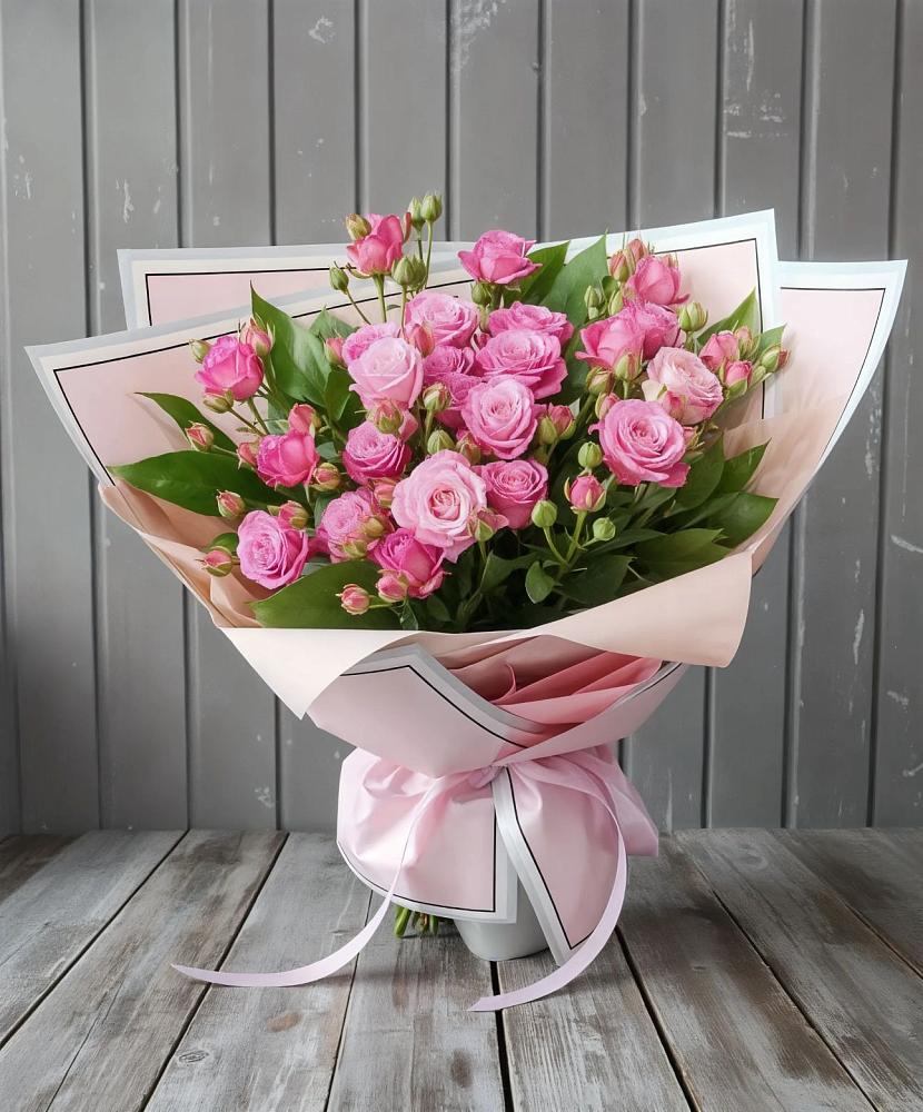 Букет Розовый кустик в Икше