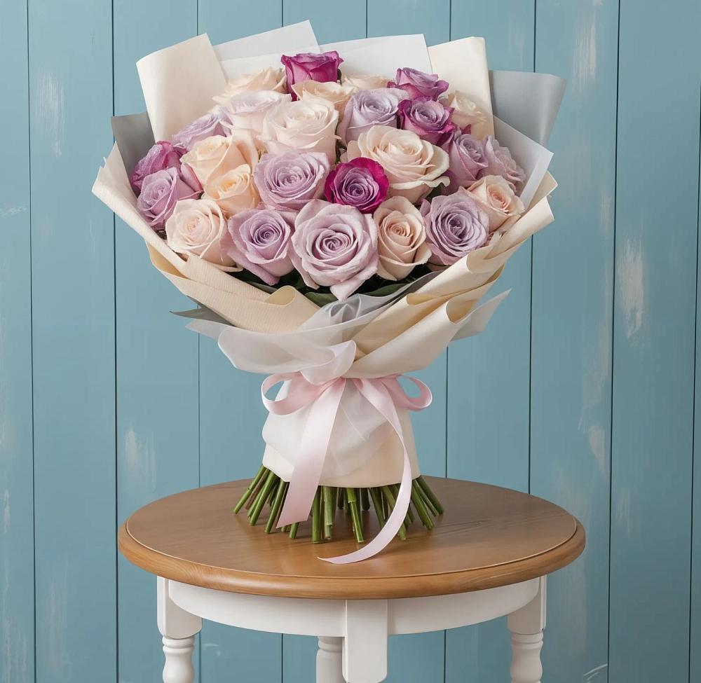 Букет цветов из: Розы в Икше