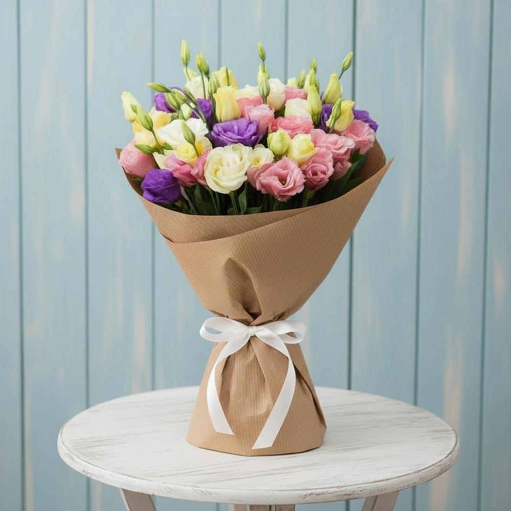 Букет цветов из: Лизиантусы в Икше