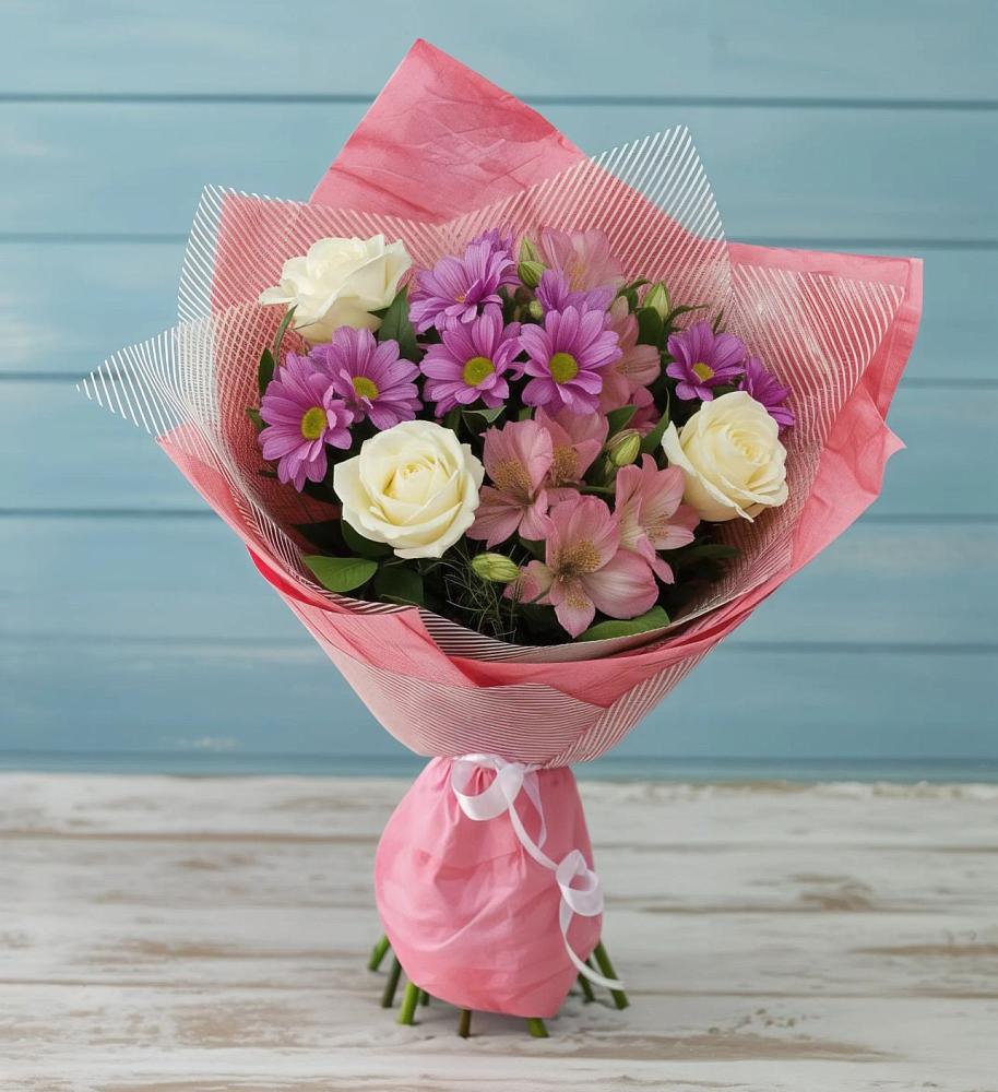 Букет цветов из: Герберы в Икше