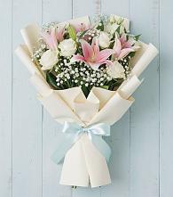 Букет цветов из:  Лилии в Икше